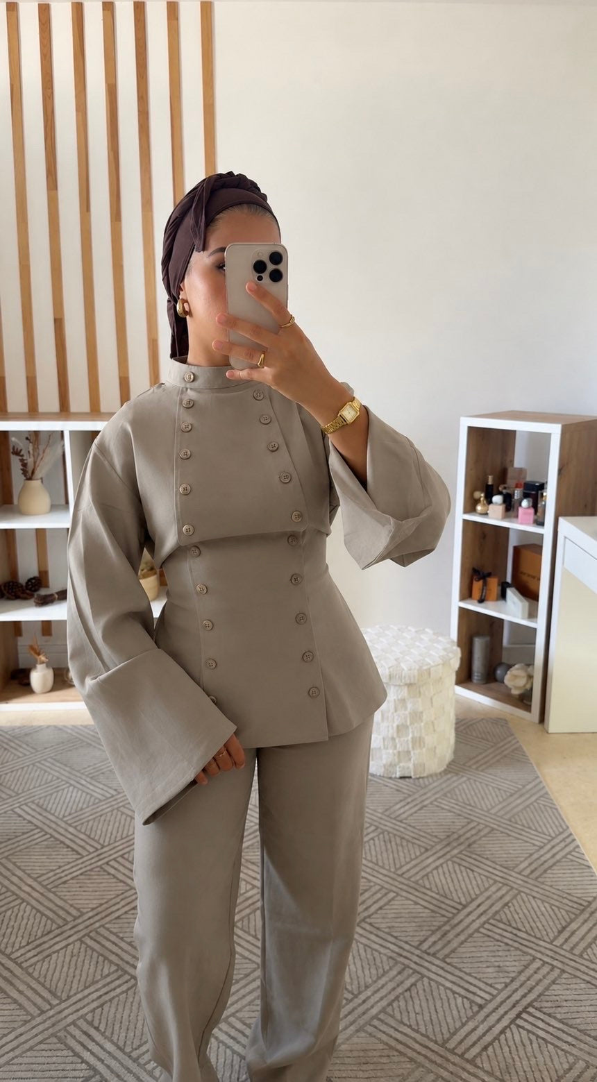 Ensemble Melly Taupe